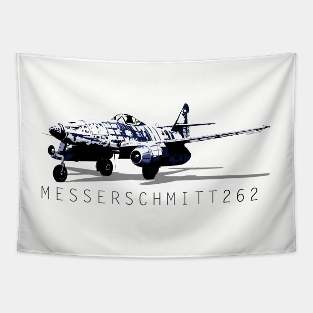 Messerschmitt 262 Tapestry by Siegeworks