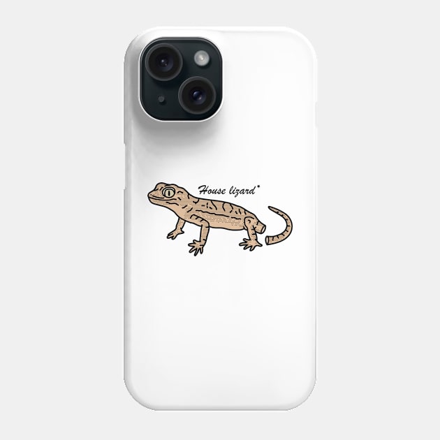 House lizard Phone Case by kalemstudio