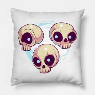 Kawaii Skull Pillow