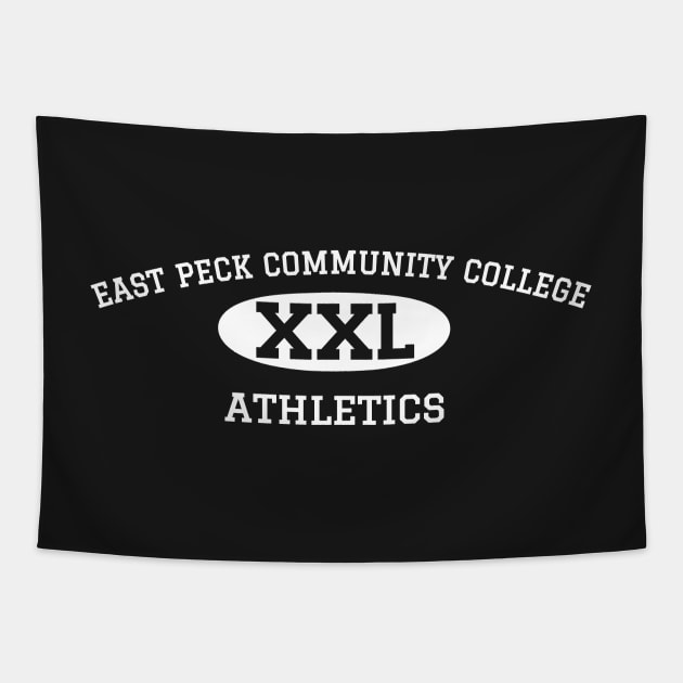 East Peck Community College (White) Tapestry by Roufxis