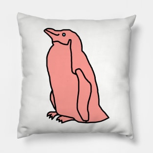 Rose Penguin Pillow