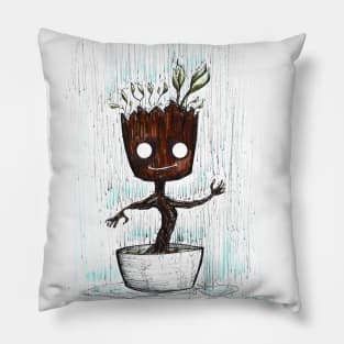 dancing groot ecopop Pillow