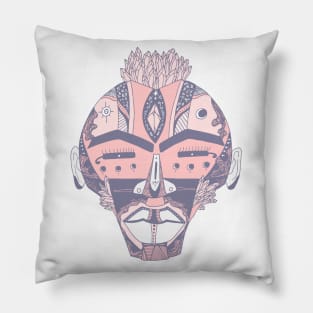 Npink African Mask 4 Pillow