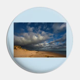 Druridge Bay under Threatening Clouds Pin