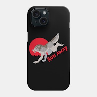 Run Away Werewolf Phone Case