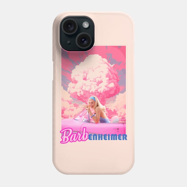 Barbie x Oppenheimer | barbenheimer Phone Case by RetroPandora