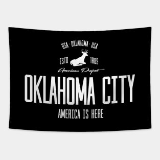 USA, America, Oklahoma City Tapestry