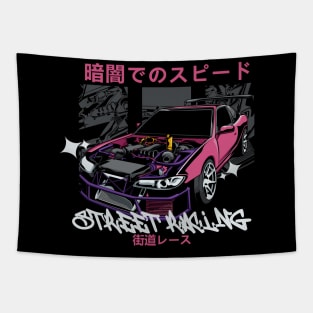 JDM Street Racing GT-R Tapestry