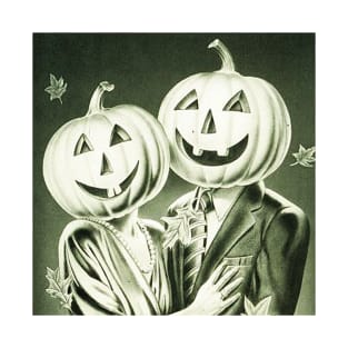 Halloween Pumpkin Couple T-Shirt