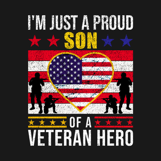 Discover son proud veteran American Flag Thanks Patriotic Army veteran - Army Veteran - T-Shirt