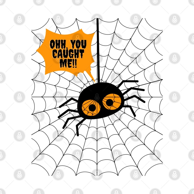 spooky cute spider, funny design by Lilac Elite