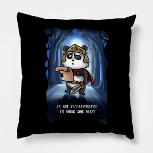 Side Quest Master: Leveling Up in Life's Adventures Pillow