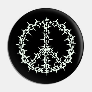 Spiked Peace Pin