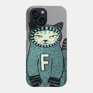 Fat winter cat Phone Case