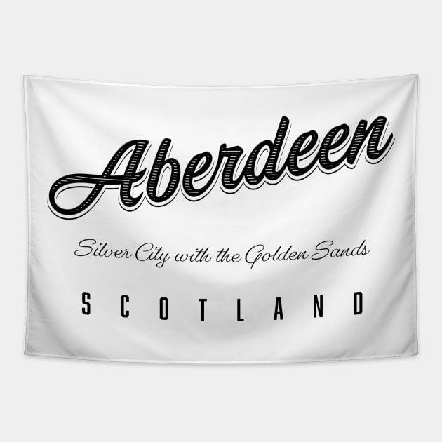 Aberdeen "Silver City with the Golden Sands" Scotland Tapestry by nickemporium1