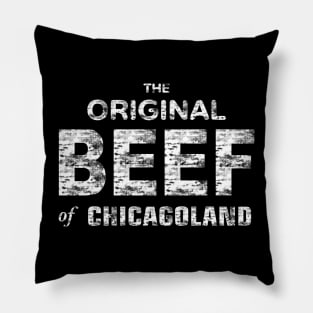 Original Beef of Chicagoland // Vintage Bear Pillow