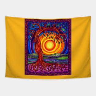 Tree of Life Swirly Tapestry