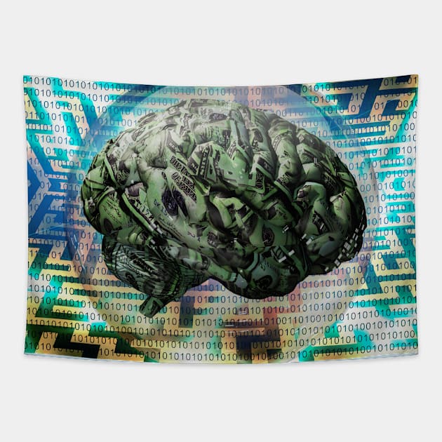 Maze and money mind Tapestry by rolffimages