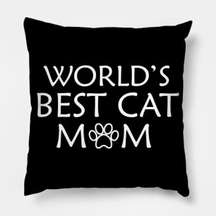 Cat Mom - World's best cat mom Pillow