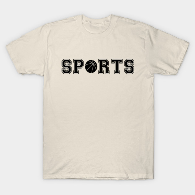 Athletic Shirt That Says Sports Basketball Stylish Print Graphic Tees