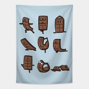 Chocolate Yoga Tapestry