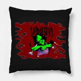 Vampira Classic Horror Lady Pillow