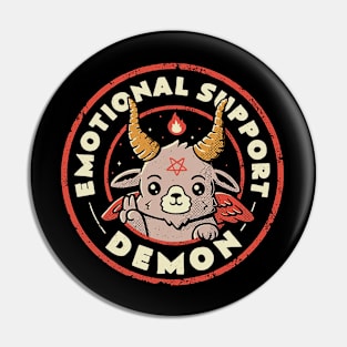 Emotional Support Demon Pin