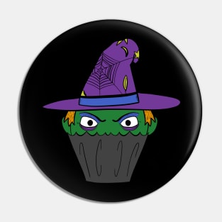 Witch Cupcake Pin