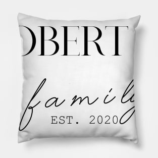 Robert Jr Family EST. 2020, Surname, Robert Jr Pillow