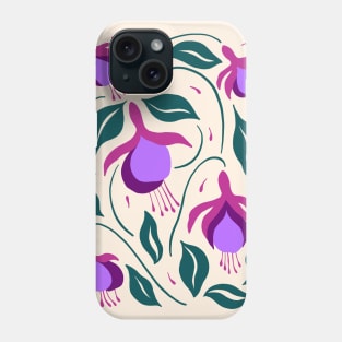 Fuchsia Flowers Phone Case