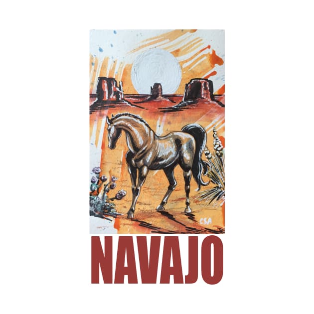 NAVAJO HORSE by MasterpieceArt