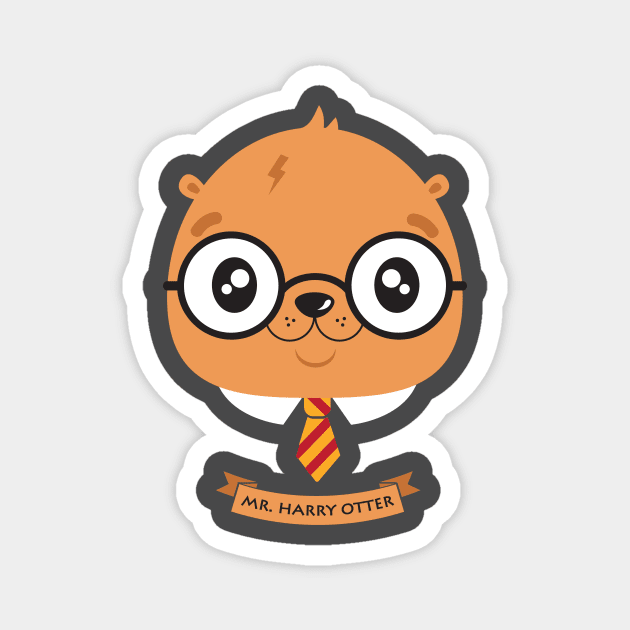 Mr. Harry Otter Magnet by Tratinchica