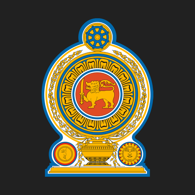 Emblem of Sri Lanka by Flags of the World