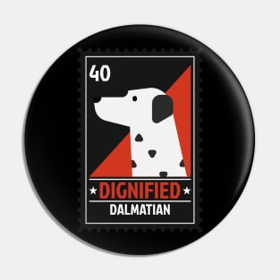 Dalmatian Art work Pin