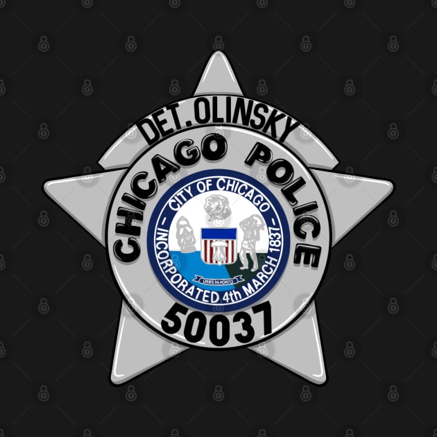 Detective Alvin Olinsky | Chicago PD Badge 50037 by icantdrawfaces