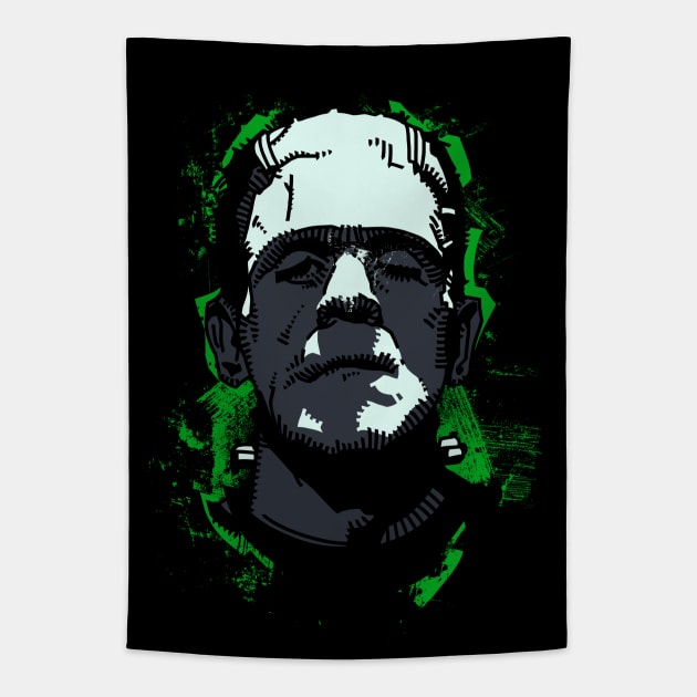 Frankenstein 1931 Tapestry by nabakumov