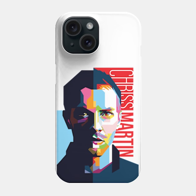 Chris Martin Pop Art 2 Phone Case by Laksana Ardie Store