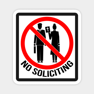 No Soliciting Magnet