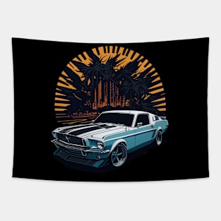 Ford Boss 302 Mustang Vintage Car Tapestry