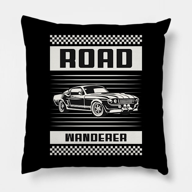 Muscle cars classic Pillow by Cectees