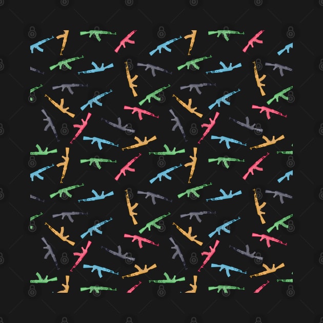 AK 47 Seamless Pattern by nolabel