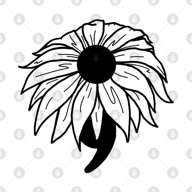 Semicolon Flower by cgouge.art