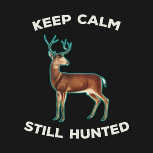 Vintage Deer Keep Calm Meme T-Shirt