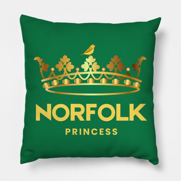 Norfolk Princess Pillow by MyriadNorfolk