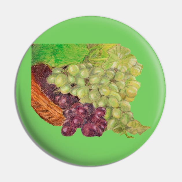 Grapes Pin by Ezhael