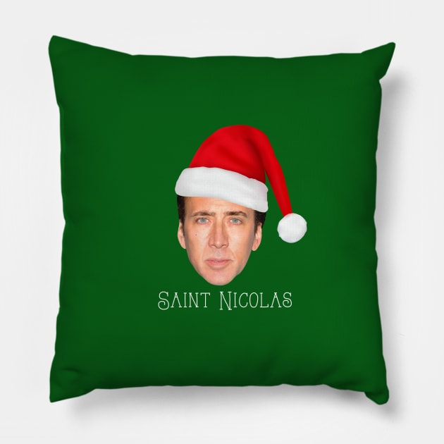 Saint Nicolas Pillow by BodinStreet