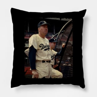 Duke Snider - Navy (World War II) Pillow