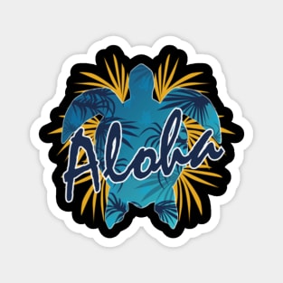 Aloha Beautiful Artwork Magnet