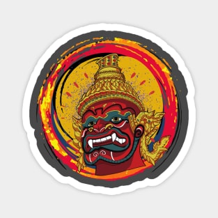 Red Giant of Thailand Yaksha Magnet