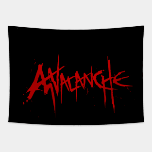 Avalanche Graffiti (Red, Final Fantasy VII Remake) Tapestry